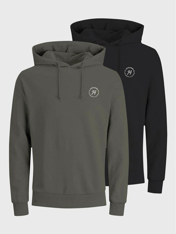 Jack&Jones Jack&Jones Комплект 2 суитшърта Jaxon 12221212 Цветен Regular Fit