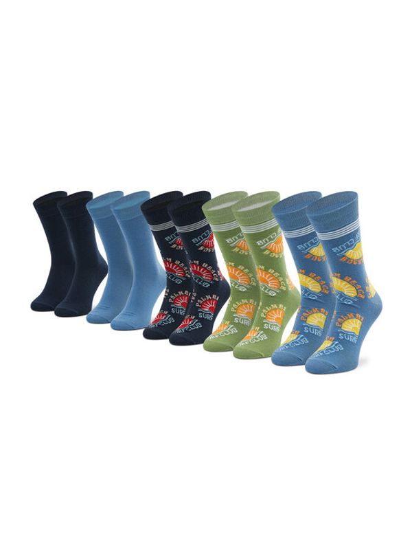 Jack&Jones Jack&Jones Комплект 5 чифта дълги чорапи мъжки Jacsurfclub 12210653 Цветен