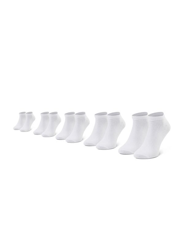 Jack&Jones Jack&Jones Комплект 5 чифта къси чорапи мъжки Jacdongo Socks 5 Pack Noos 12120278 r.OS Бял