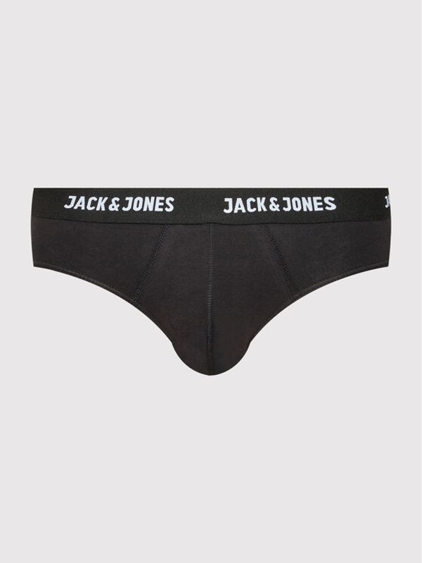 Jack&Jones Jack&Jones Комплект 5 чифта слипове Solid 12175102 Черен
