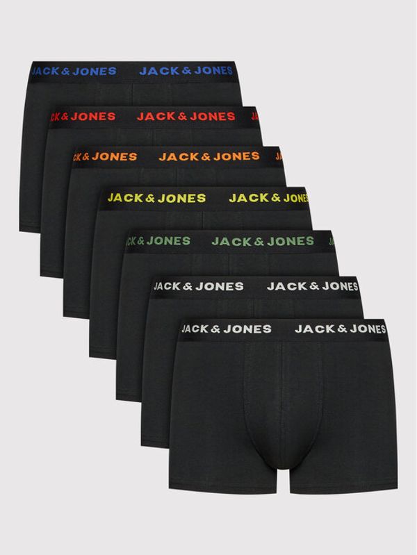 Jack&Jones Jack&Jones Комплект 7 чифта боксери Basic 12165587 Черен