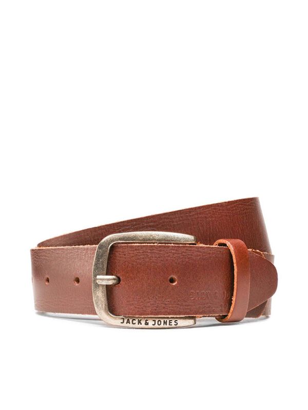 Jack&Jones Jack&Jones Мъжки колан Jackpaul Leather Belt 12111286 Кафяв