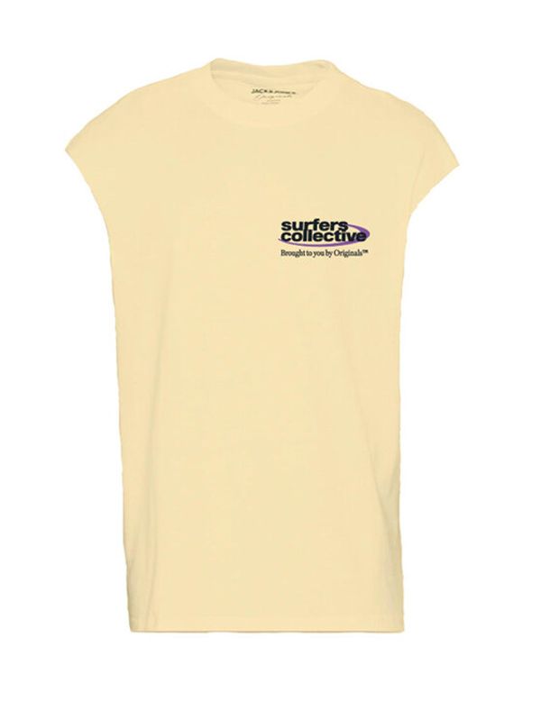 Jack&Jones Jack&Jones Мъжки топ 12234813 Жълт Loose Fit