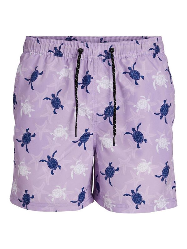 Jack&Jones Jack&Jones Плувни шорти 12227247 Виолетов Regular Fit