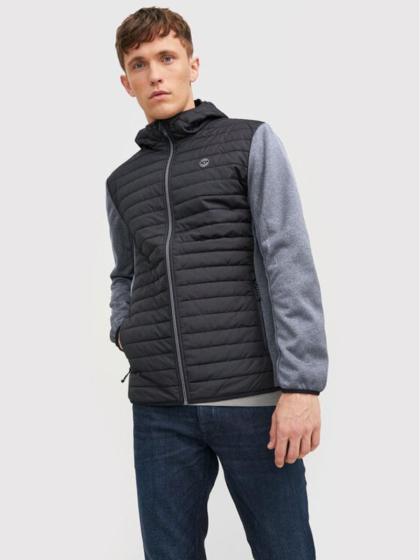Jack&Jones Jack&Jones Преходно яке Multi Quilted 12182242 Черен Regular Fit