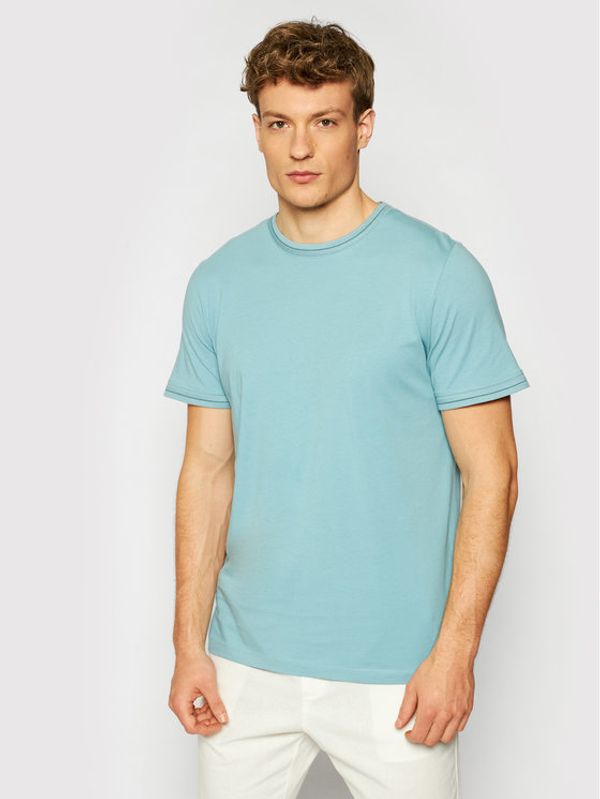 Jack&Jones Jack&Jones PREMIUM Тишърт Blalucas 12184760 Син Regular Fit