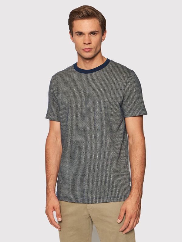 Jack&Jones Jack&Jones PREMIUM Тишърт Blupattern 12192501 Тъмносин Regular Fit