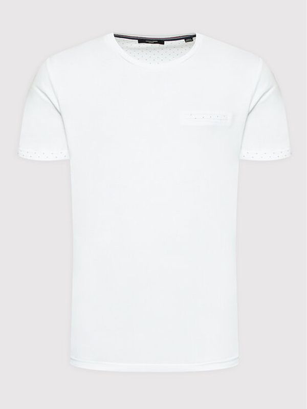 Jack&Jones Jack&Jones PREMIUM Тишърт Metz 12210123 Бял Regular Fit