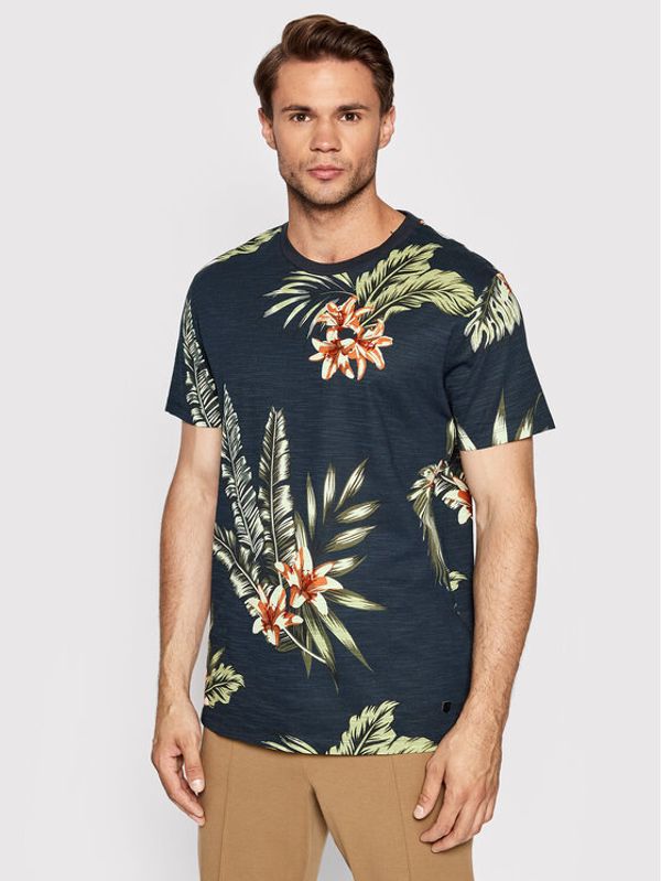 Jack&Jones Jack&Jones PREMIUM Тишърт Tropic 12203764 Тъмносин Regular Fit