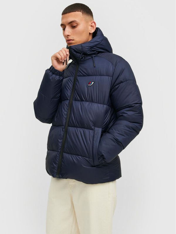 Jack&Jones Jack&Jones Пухено яке Slope 12215147 Тъмносин Regular Fit