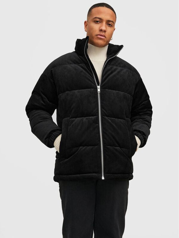 Jack&Jones Jack&Jones Пухено яке Woodside 12215156 Черен Regular Fit