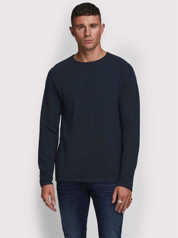 Jack&Jones Jack&Jones Пуловер Hill 12157321 Тъмносин Regular Fit