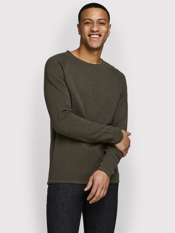 Jack&Jones Jack&Jones Пуловер Hill 12157321 Зелен Regular Fit