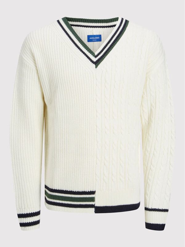 Jack&Jones Jack&Jones Пуловер Split 12217377 Бежов Regular Fit