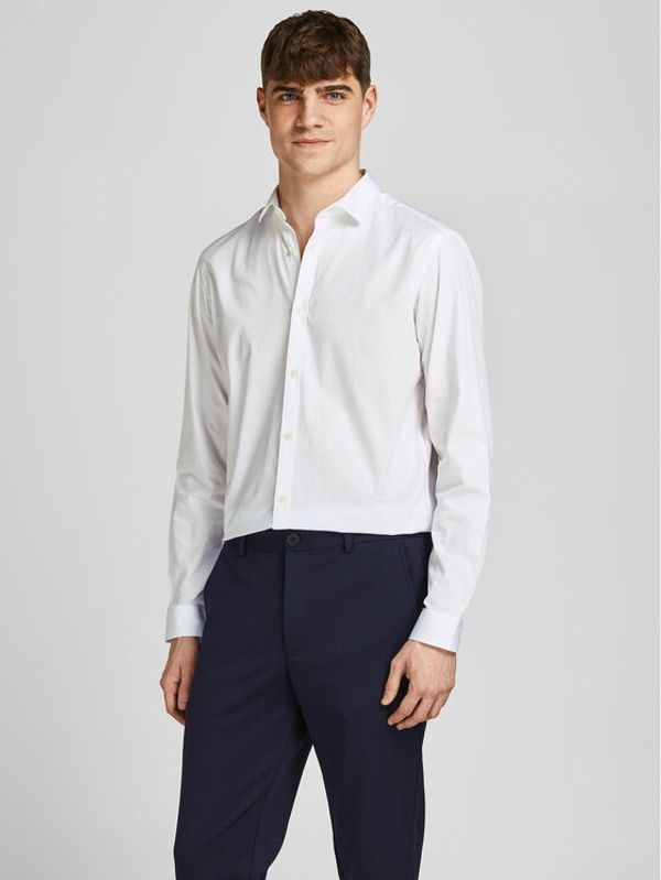 Jack&Jones Jack&Jones Риза 12201905 Бял Slim Fit