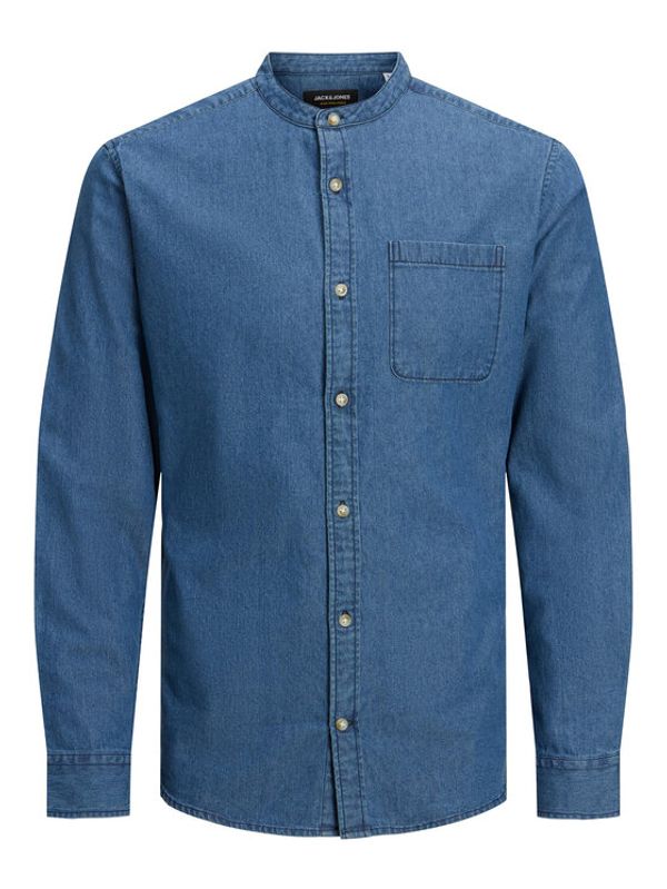 Jack&Jones Jack&Jones Риза 12222976 Син Slim Fit