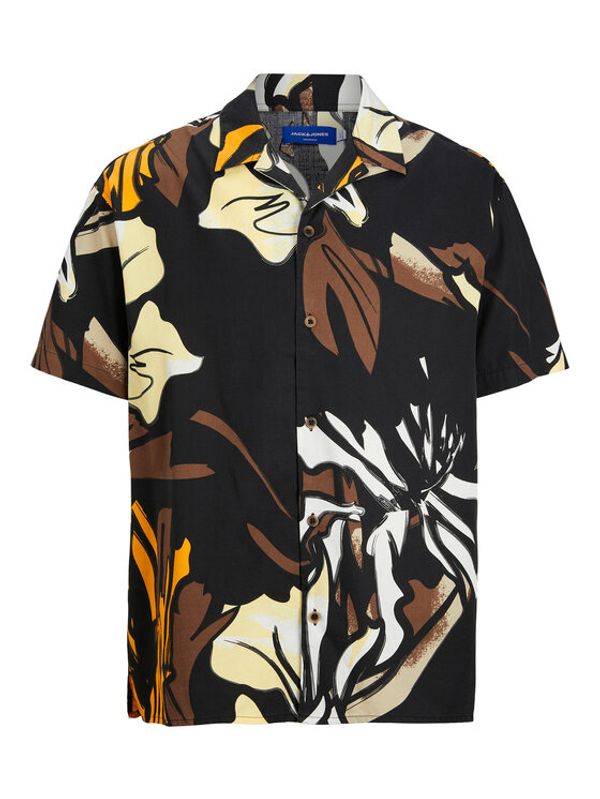 Jack&Jones Jack&Jones Риза 12233544 Черен Relaxed Fit