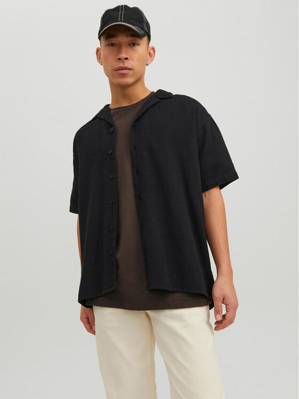 Jack&Jones Jack&Jones Риза 12235475 Черен Relaxed Fit