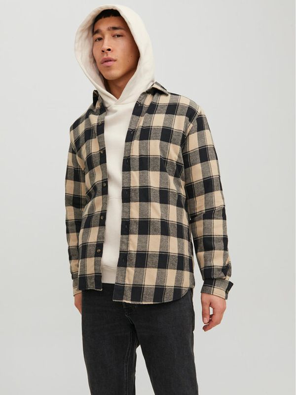 Jack&Jones Jack&Jones Риза 12236873 Бежов Slim Fit