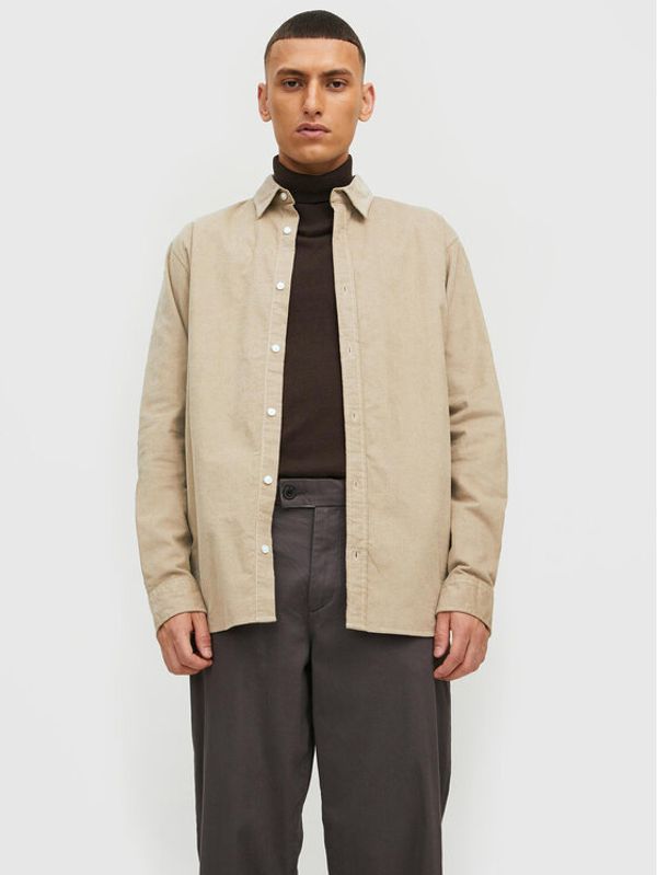 Jack&Jones Jack&Jones Риза Plain 12212858 Бежов Slim Fit