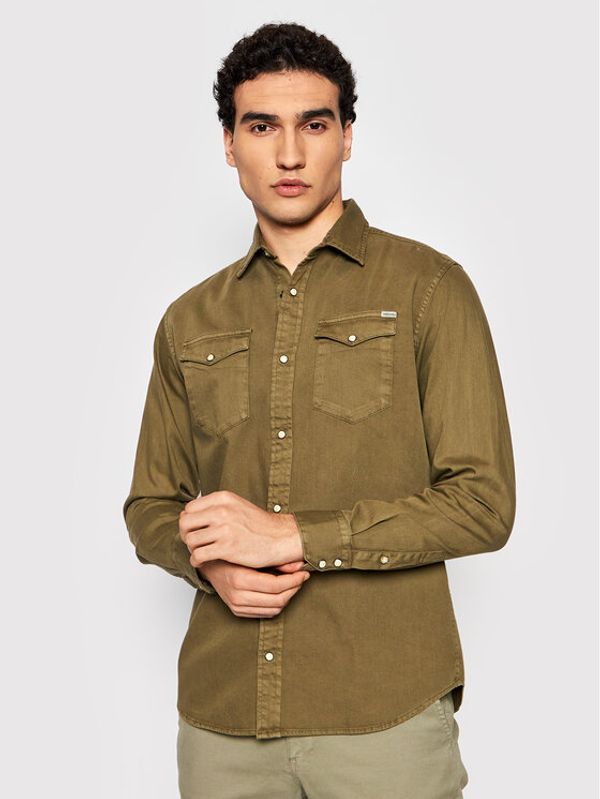 Jack&Jones Jack&Jones Риза Sheridan 12138115 Зелен Slim Fit