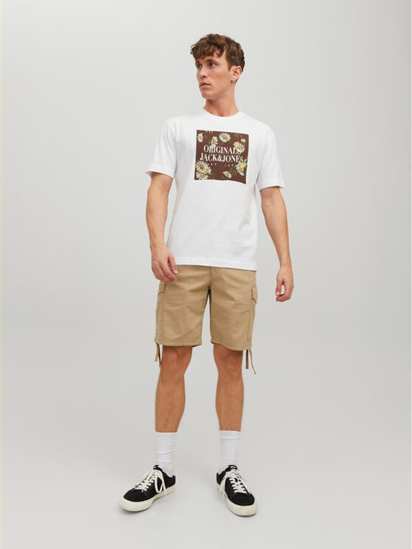 Jack&Jones Jack&Jones Шорти от плат 12229650 Бежов Cargo Fit