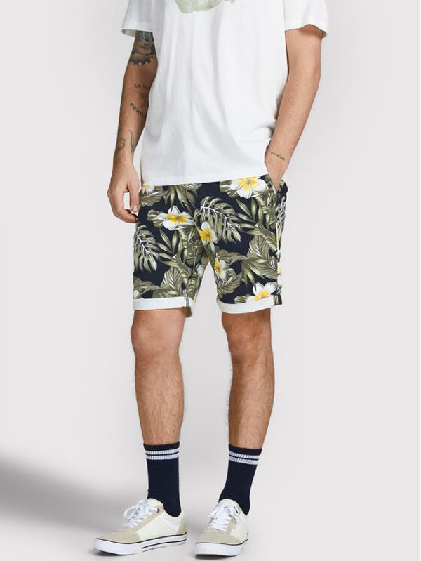 Jack&Jones Jack&Jones Шорти от плат Bowie 12204211 Тъмносин Regular Fit