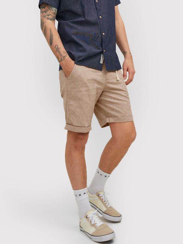 Jack&Jones Jack&Jones Шорти от плат Sky 12210139 Бежов Regular Fit