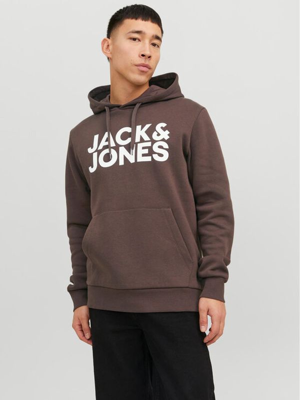 Jack&Jones Jack&Jones Суитшърт 12152840 Кафяв Standard Fit
