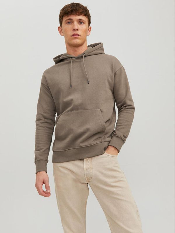 Jack&Jones Jack&Jones Суитшърт 12208157 Кафяв Relaxed Fit