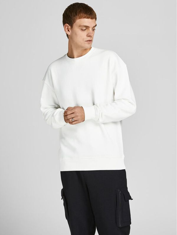 Jack&Jones Jack&Jones Суитшърт 12208182 Бял Relaxed Fit