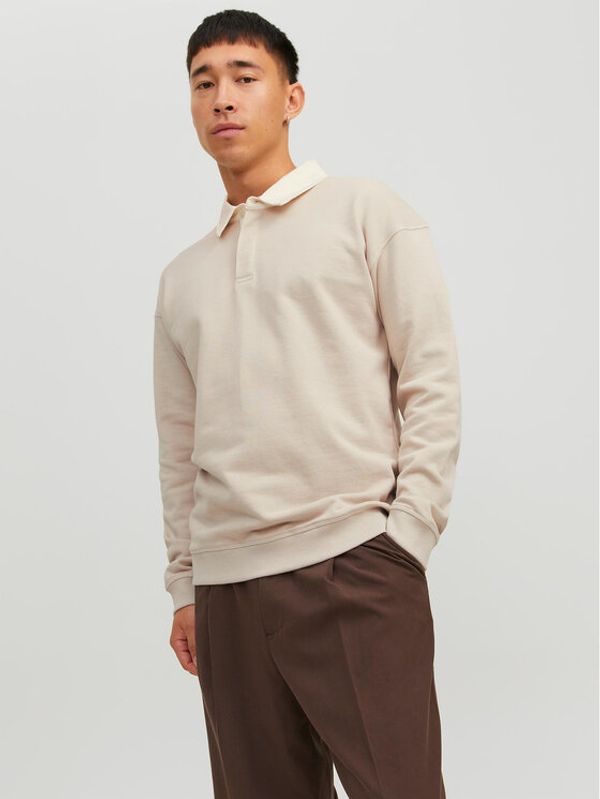 Jack&Jones Jack&Jones Суитшърт 12229255 Бежов Authentic Fit