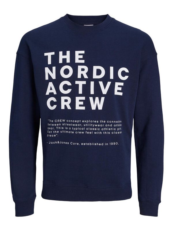 Jack&Jones Jack&Jones Суитшърт 12233593 Син Relaxed Fit