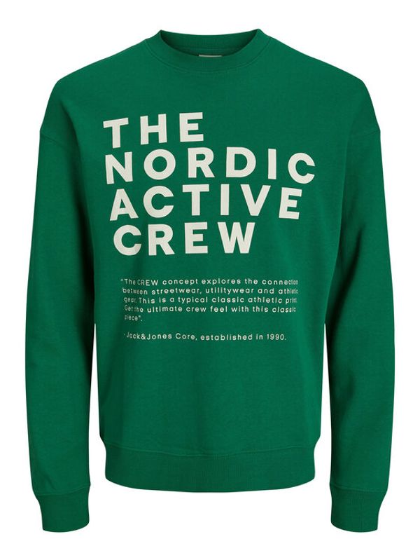 Jack&Jones Jack&Jones Суитшърт 12233593 Зелен Relaxed Fit