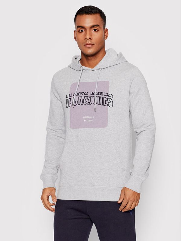 Jack&Jones Jack&Jones Суитшърт Artist 12198286 Сив Regular Fit