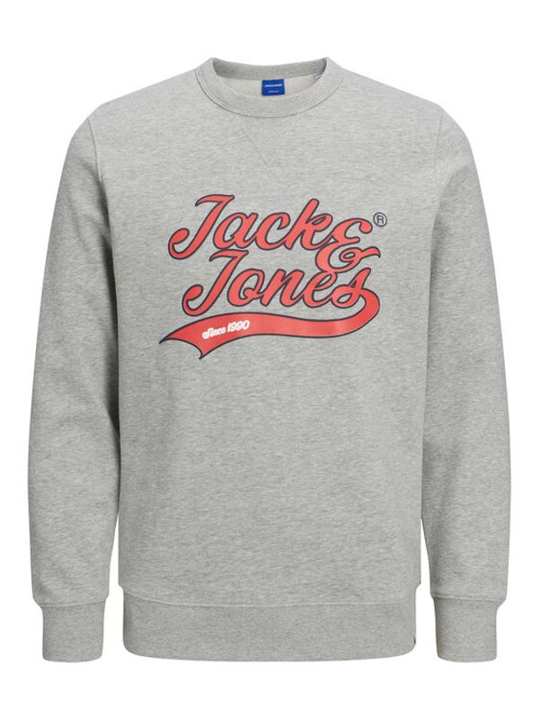 Jack&Jones Jack&Jones Суитшърт Becks 12219572 Сив Regular Fit