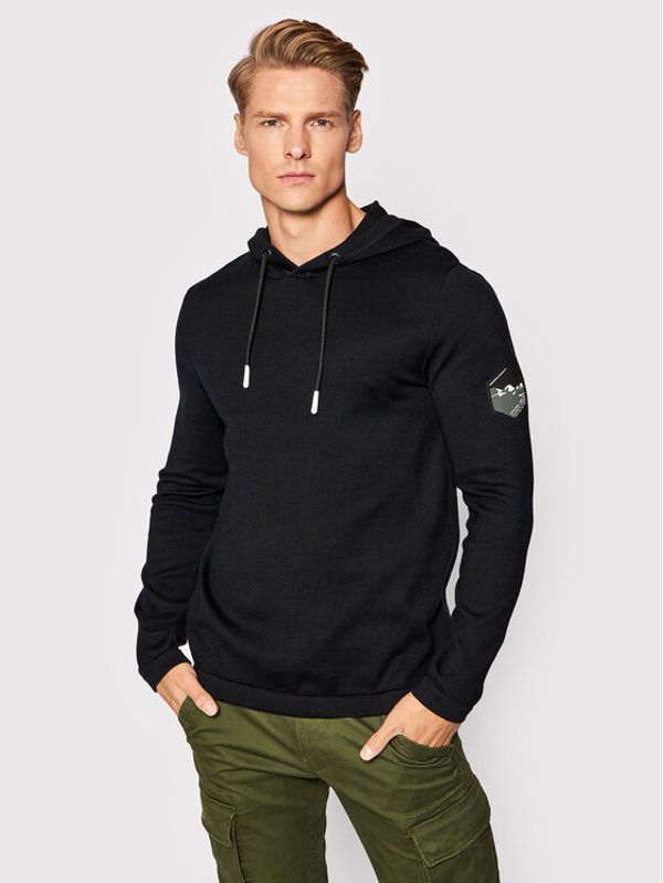 Jack&Jones Jack&Jones Суитшърт Bilo 12192808 Черен Regular Fit