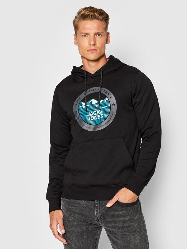 Jack&Jones Jack&Jones Суитшърт Bilo 12192931 Черен Regular Fit