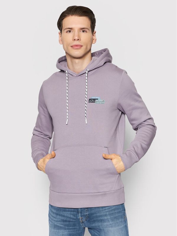 Jack&Jones Jack&Jones Суитшърт Bright 12198237 Виолетов Regular Fit