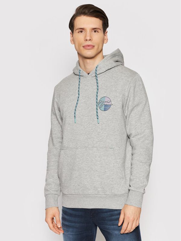 Jack&Jones Jack&Jones Суитшърт Bright Sweat Hood 12198237 Сив Regular Fit