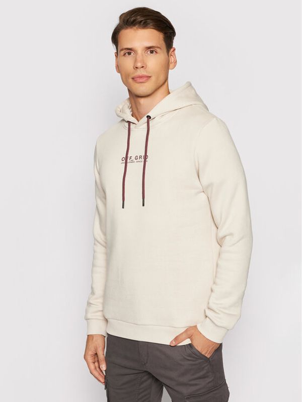 Jack&Jones Jack&Jones Суитшърт Camo 12194172 Бежов Regular Fit