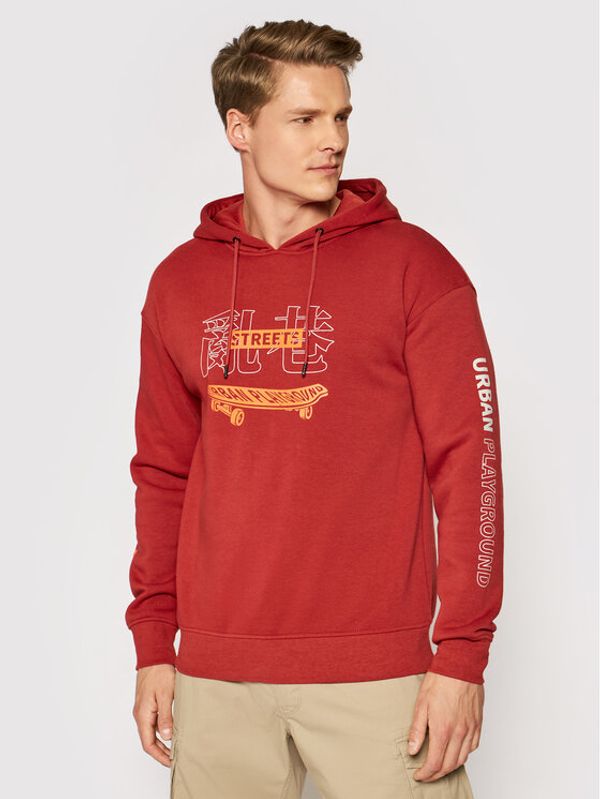 Jack&Jones Jack&Jones Суитшърт Chinese 12195261 Бордо Relaxed Fit