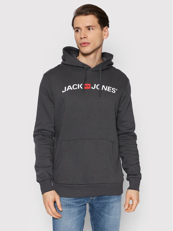 Jack&Jones Jack&Jones Суитшърт Corp Old Logo 12137054 Сив Regular Fit