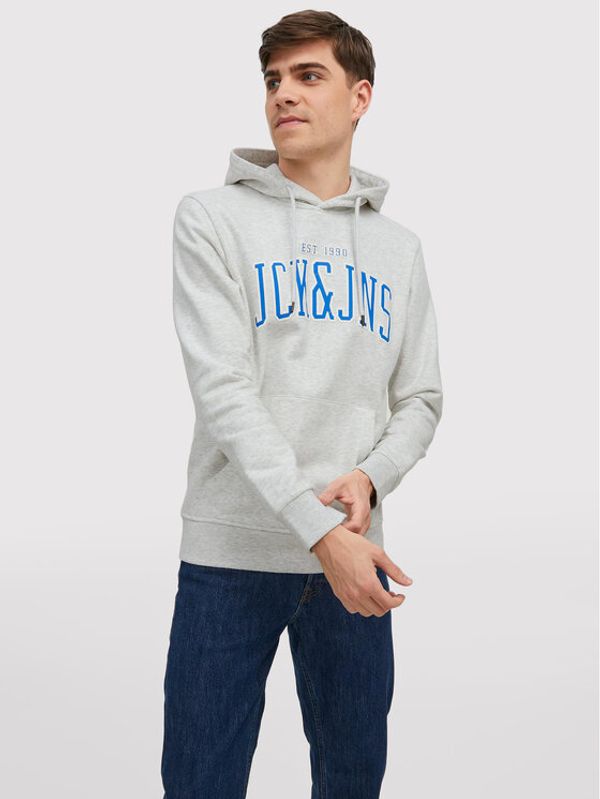Jack&Jones Jack&Jones Суитшърт Emb 12211457 Сив Regular Fit