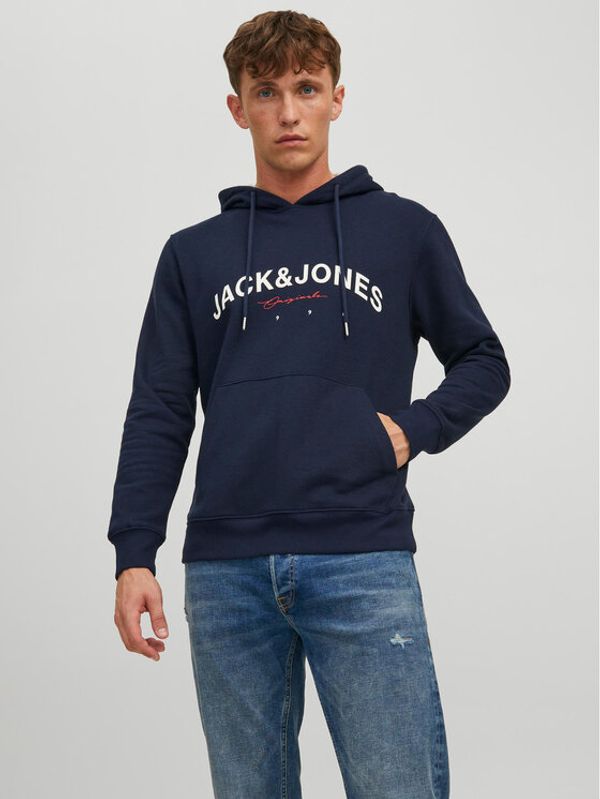 Jack&Jones Jack&Jones Суитшърт Friday 12220537 Тъмносин Regular Fit