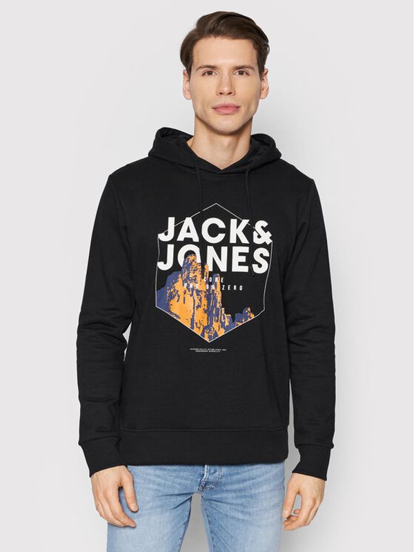 Jack&Jones Jack&Jones Суитшърт Kalf 12202138 Черен Regular Fit