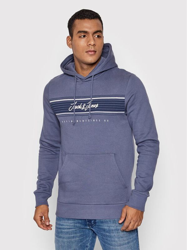 Jack&Jones Jack&Jones Суитшърт Leo 12200768 Син Regular Fit