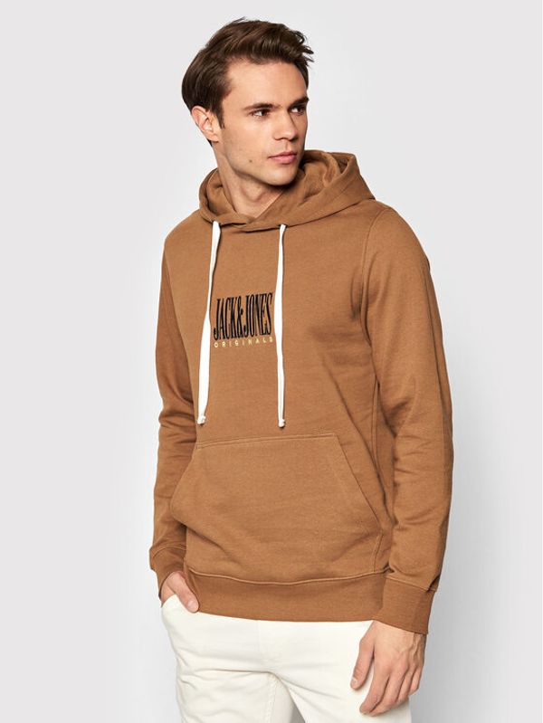 Jack&Jones Jack&Jones Суитшърт Nostalgia 12198007 Кафяв Regular Fit