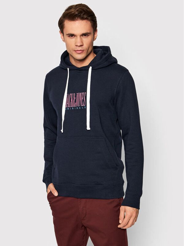 Jack&Jones Jack&Jones Суитшърт Nostalgia 12198007 Тъмносин Regular Fit