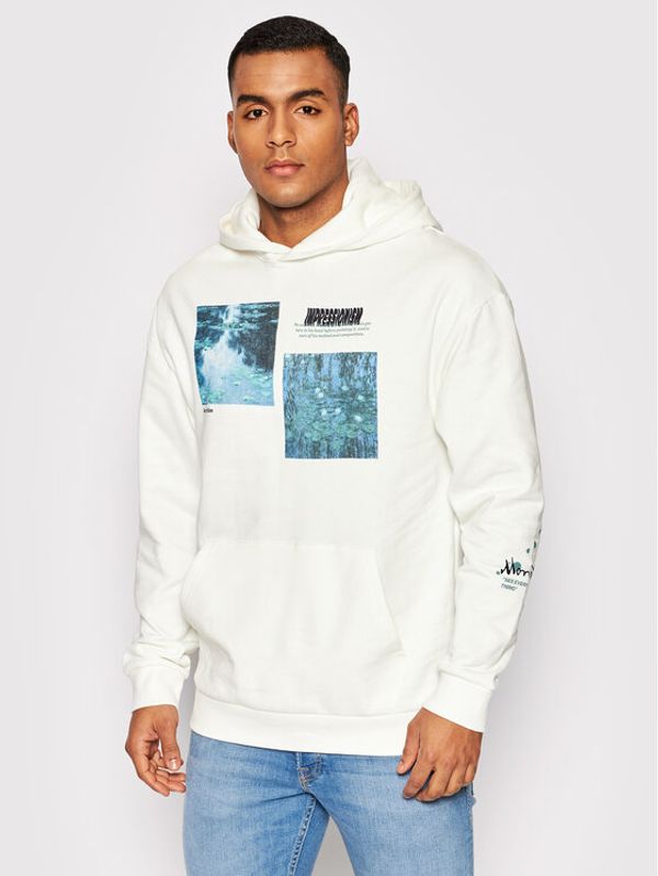 Jack&Jones Jack&Jones Суитшърт Pioneer 12198344 Бял Loose Fit